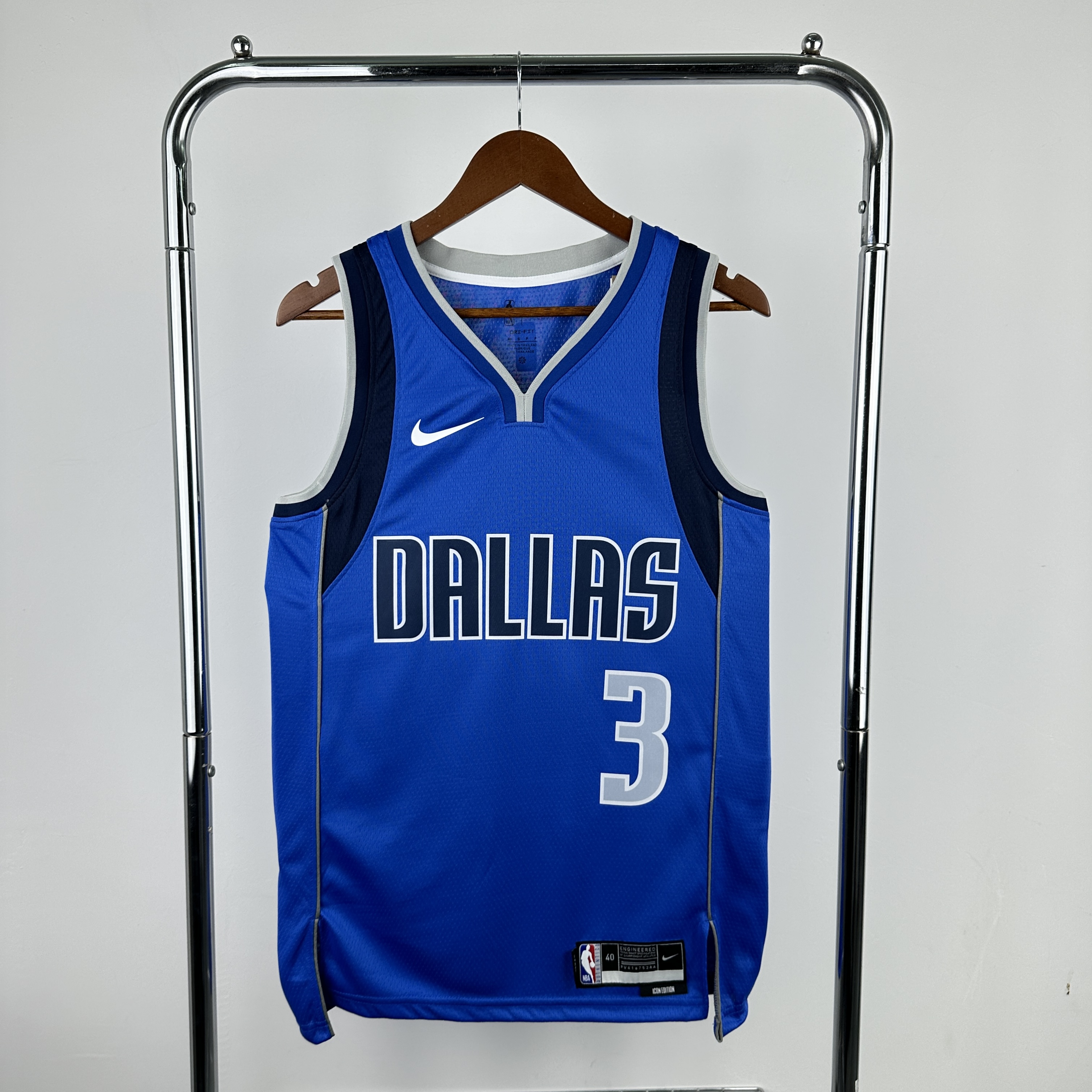 Men Dallas Mavericks #3 Davis Blue Season Nike 2025 NBA Jersey